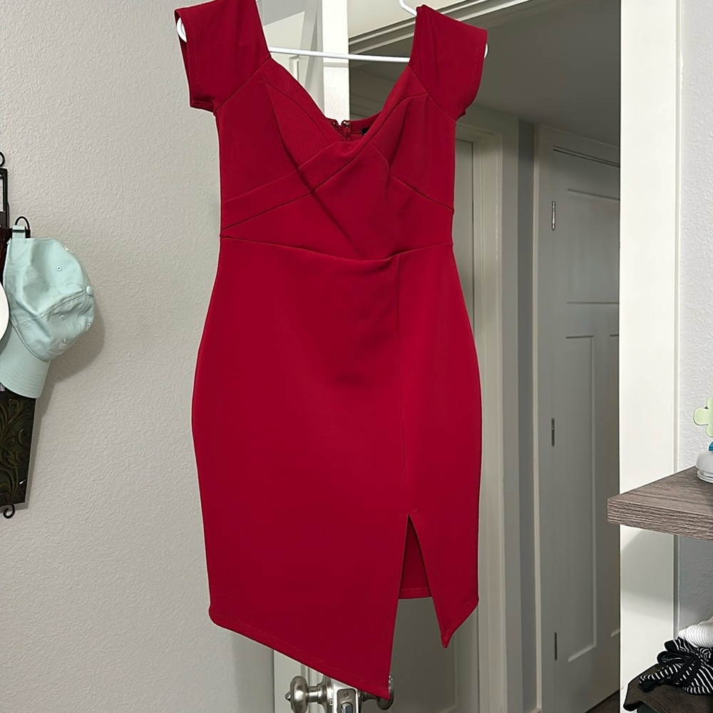 Red dress